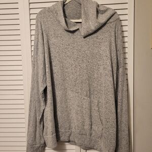 Gray Hooded Sweatshirt